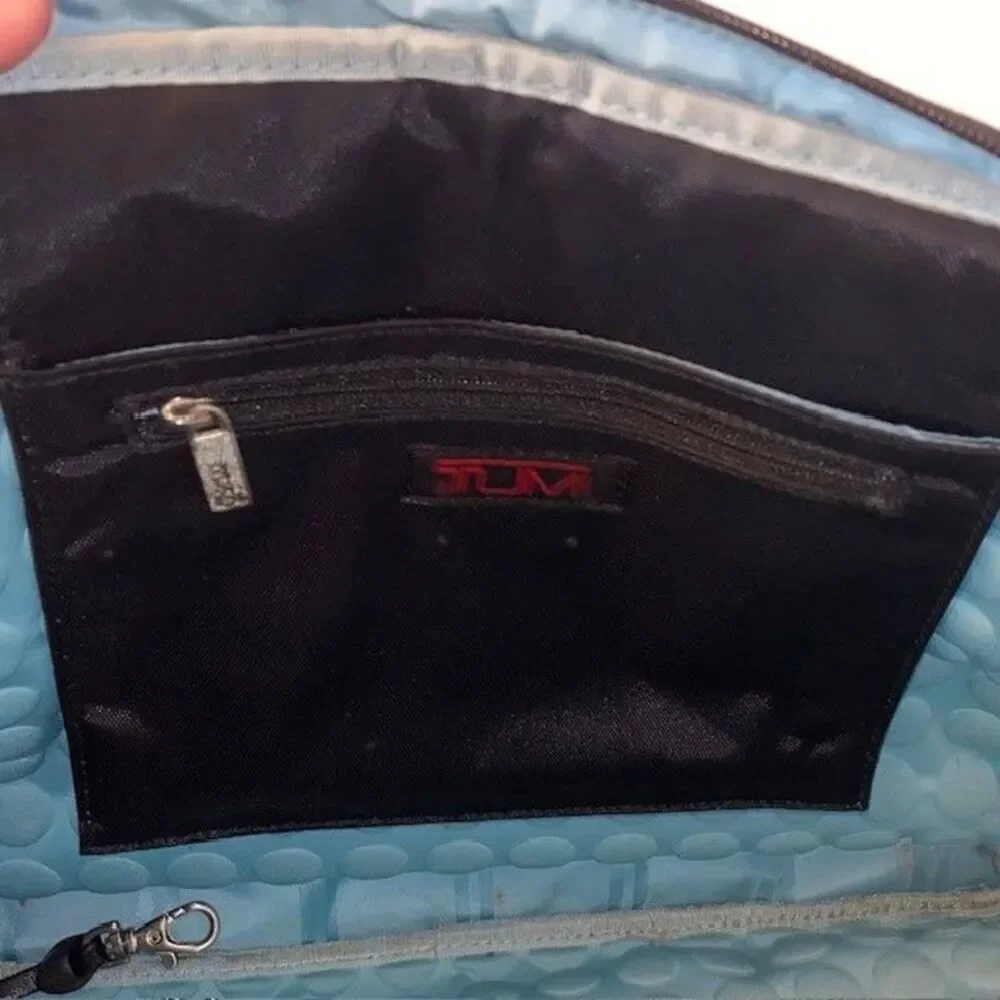 Tumi Vista Collection Black Nylon Briefcase Laptop Bag with Strap